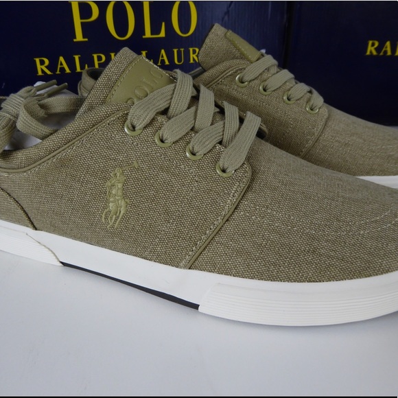Polo Ralph Lauren Other - Polo Ralph Lauren Faxon Canvas Sneaker NIB w/ Pony